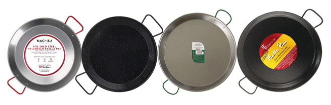 Diferencias entre paella de acero pulido esmaltado e inoxidable
